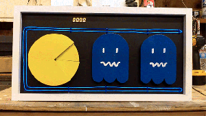 Pac-Man Clock