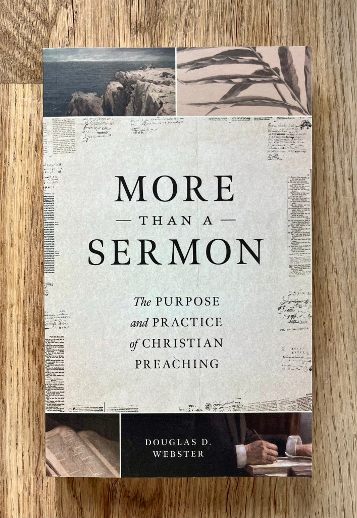 More than a sermon douglas webster book cover